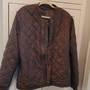 Men's  Abercrombie & Fitch Army Olive Green Quilted Jacket